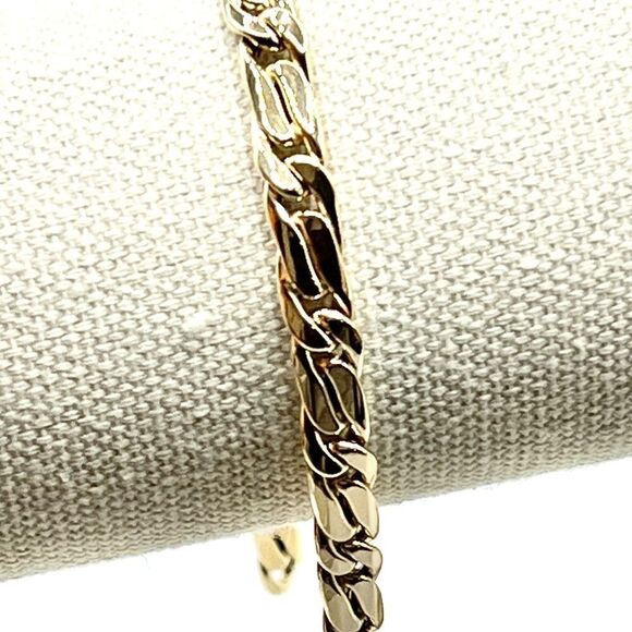 Leslie's 14k Men's Polished Link Bracelet - Picture 6 of 12